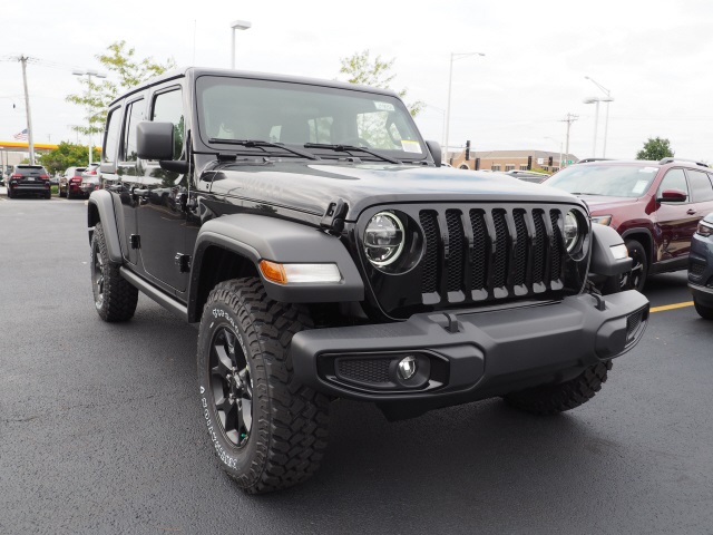 New 2021 JEEP Wrangler Unlimited Willys Sport Utility in Tinley Park # ...